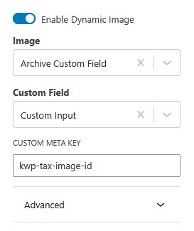 Dynamically display category image