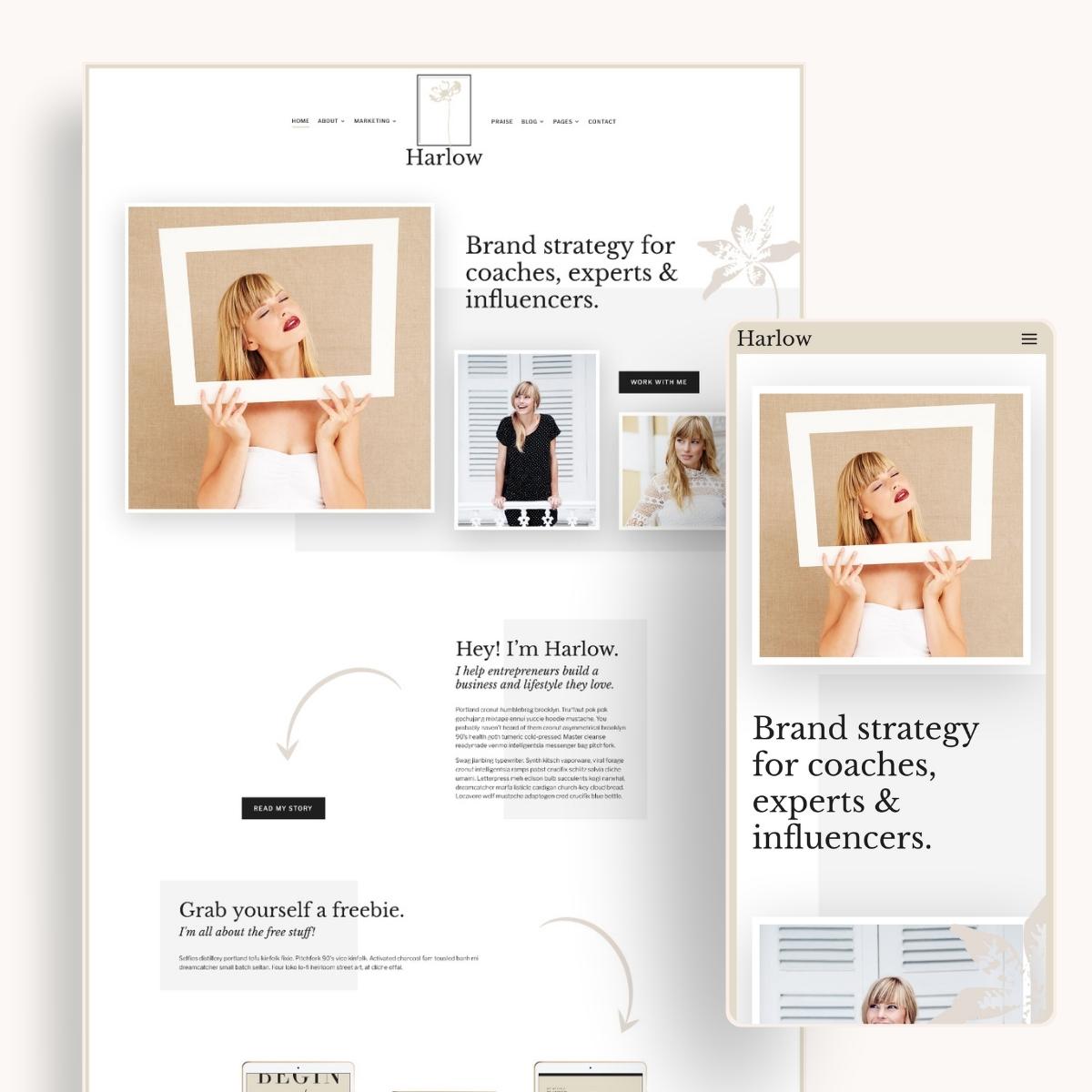 Harlow child theme for Divi