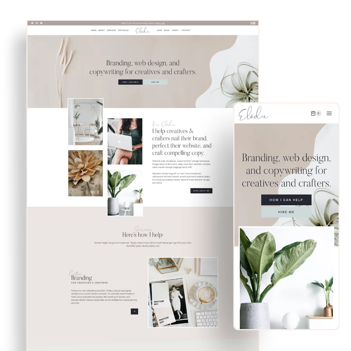 Elodie Child Theme