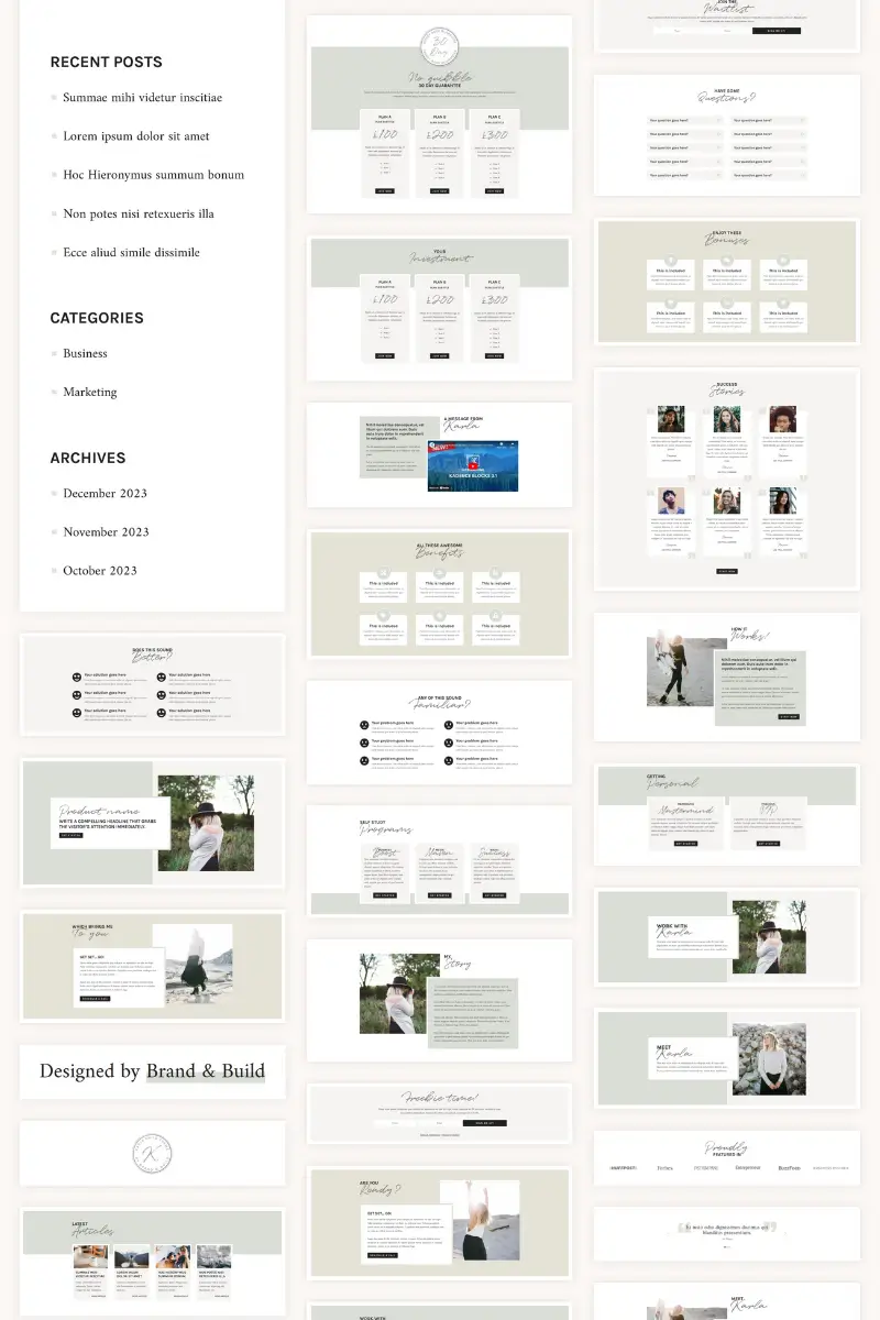 Karla block collection for Kadence