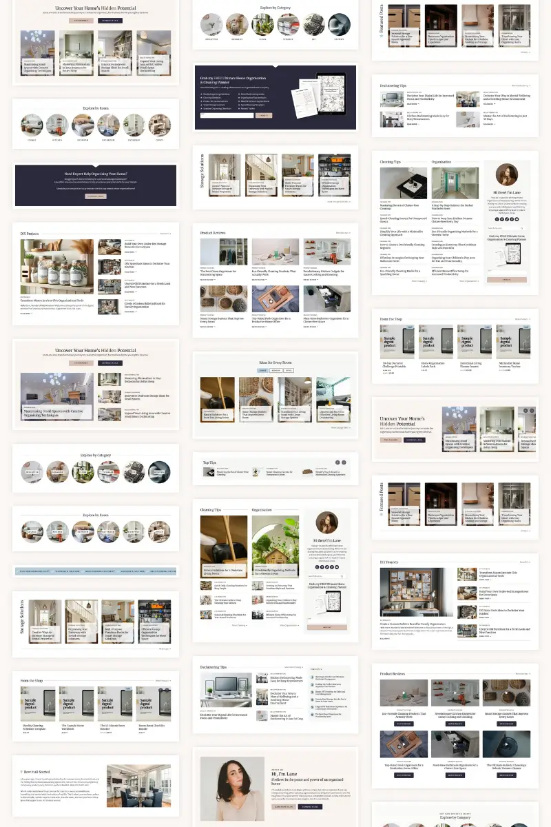 Lane Block Collection for Kadence