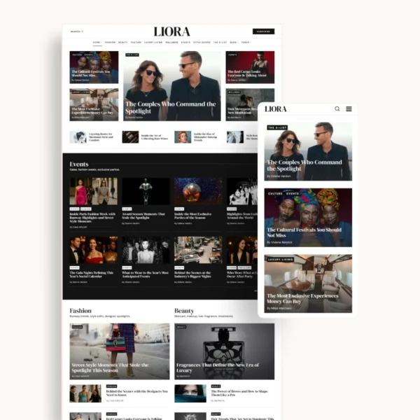 Liora Child Theme for Kadence