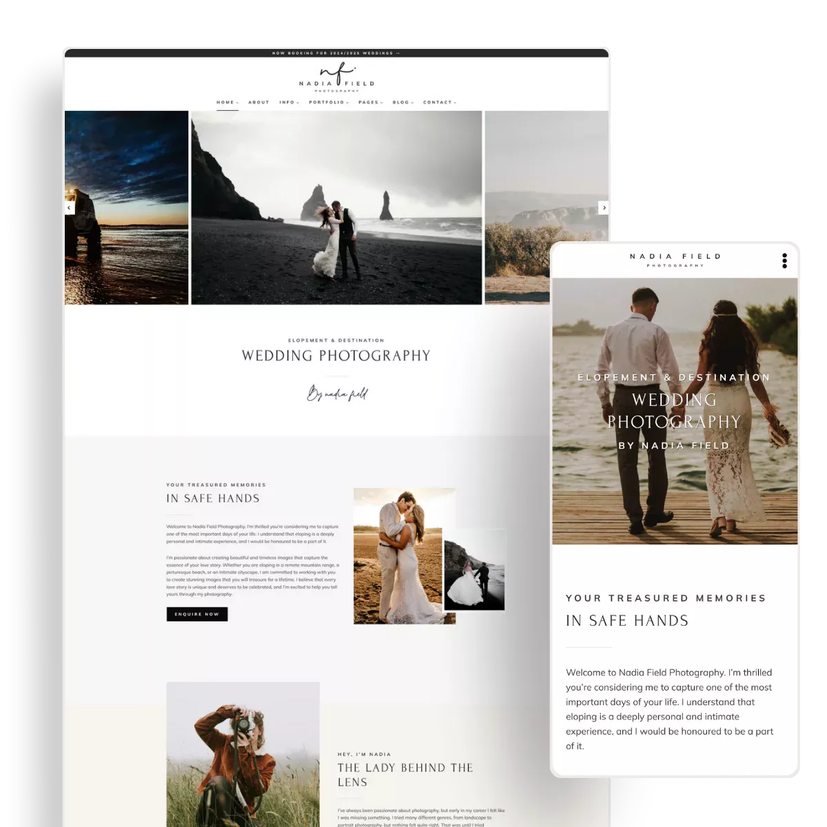 Nadia WordPress Theme for Kadence